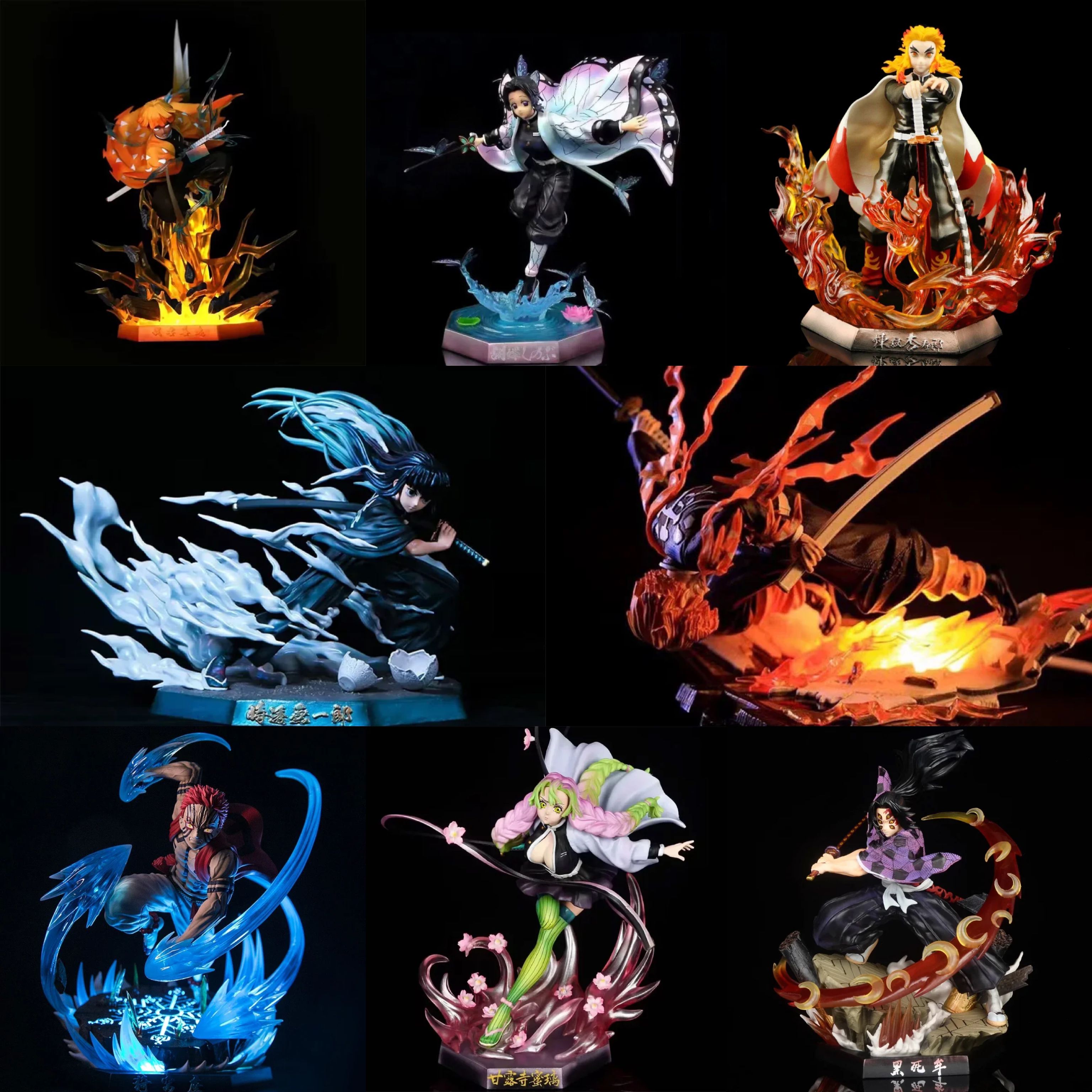 Model Kit Zenitsu - Anime Demon Slayer Zenitsu Figur Akaza