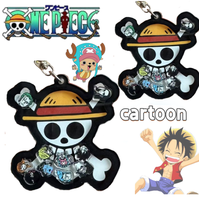Model Kit One Piece - One Piece keychain Luffy straw hat