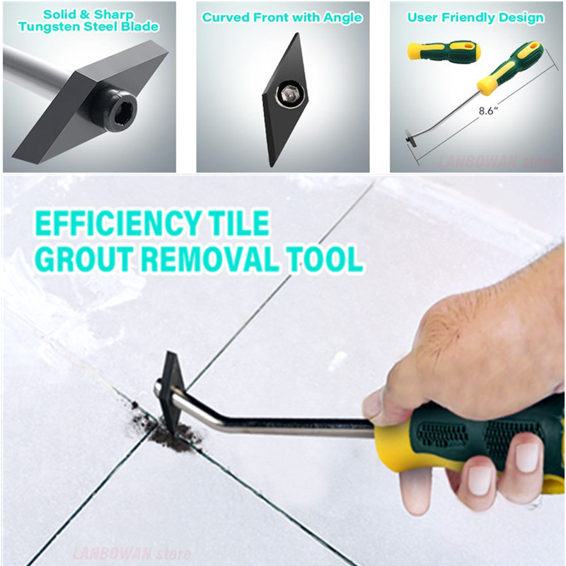 Seam Scraper Tool - Grout Removal Tool Caulking Cleaner Scraper