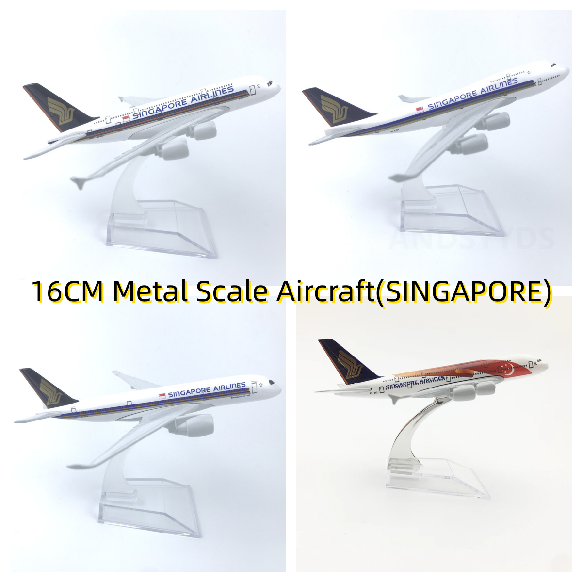 Model Kit Singapore - 16cm Airline Models Singapore Airlines A380