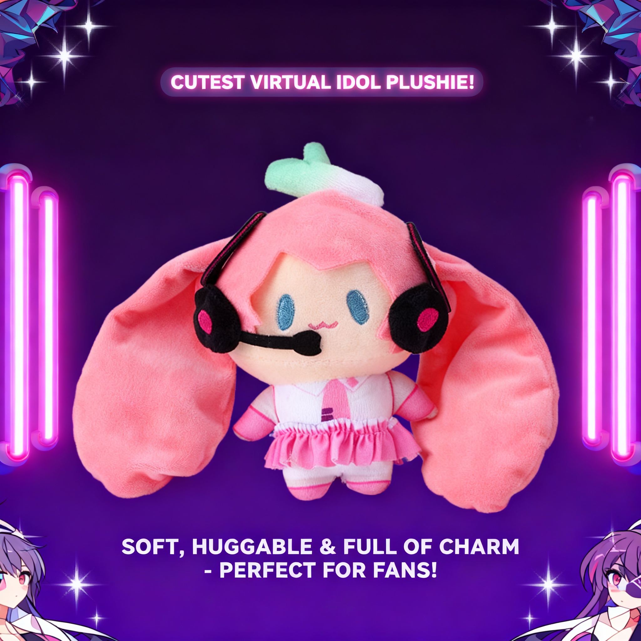 Model Kit Hatsune Miku - Miku Hatsune Plush Doll Keychain Stuffed