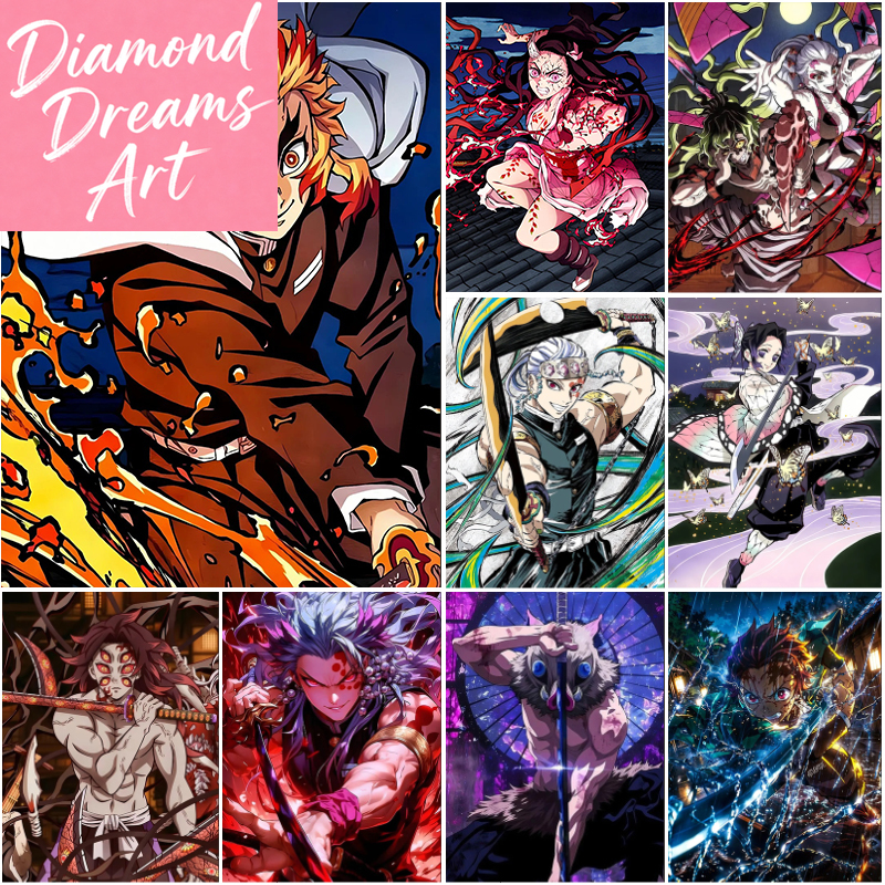 Model Kit Zenitsu - Demon Slayer Diamond Painting 5D Tanjiro