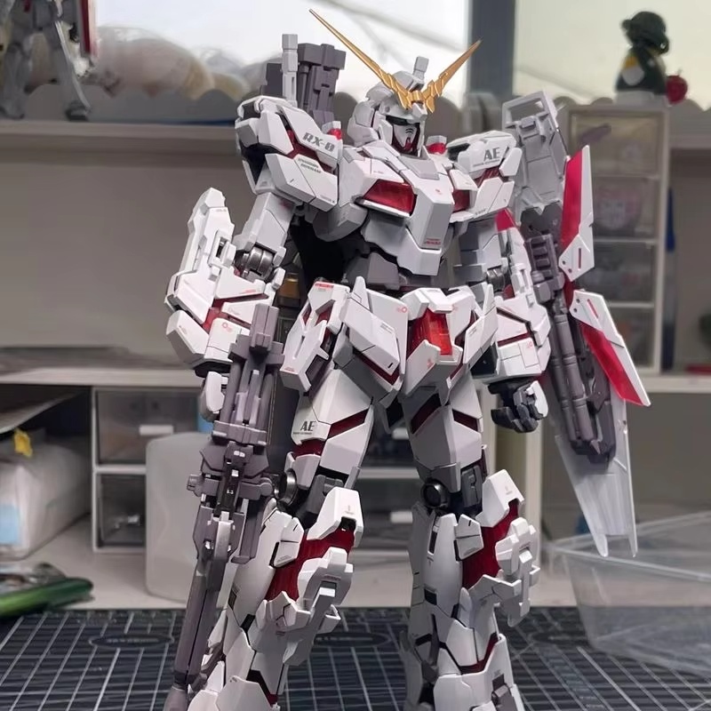 Model Kit Gundam Mg - In Stock Hg 1/144 Rx-0 Unicorn