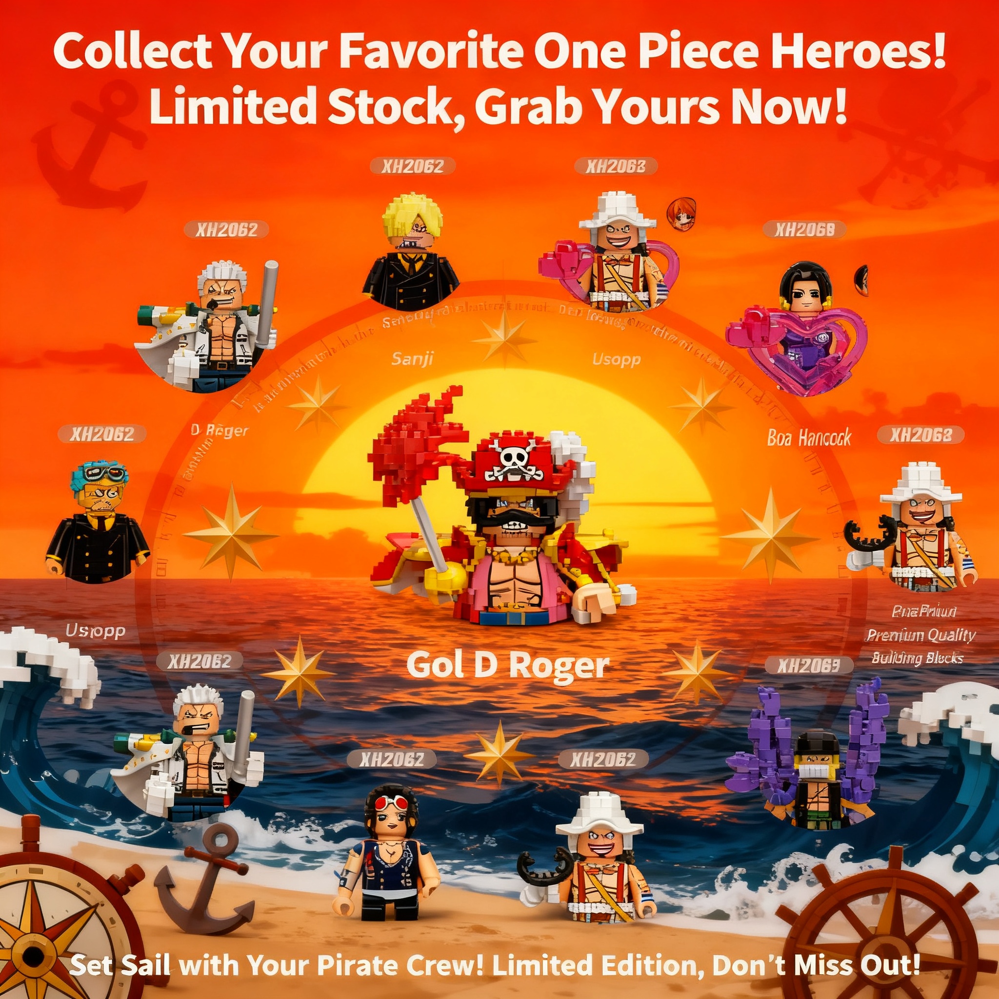 Model Kit One Piece - Japanese Anime Series X0356 X0355 X0354