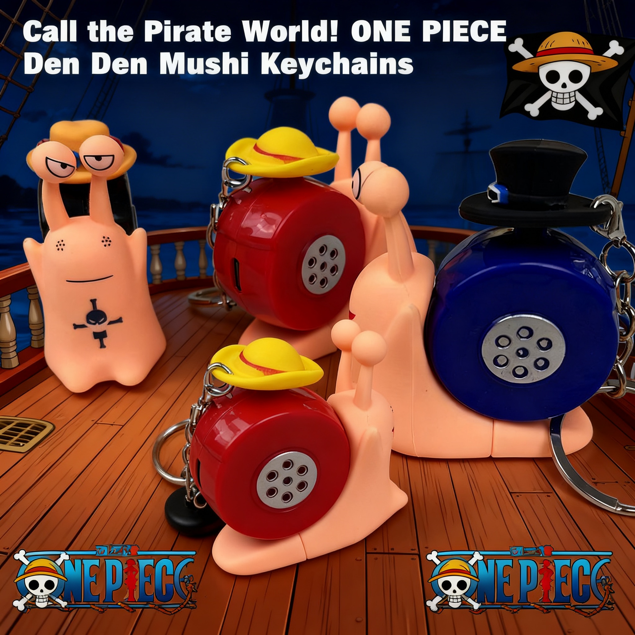 Anime One Piece Den Den Mushi  - مراجعة Model Kit One Piece وسعره