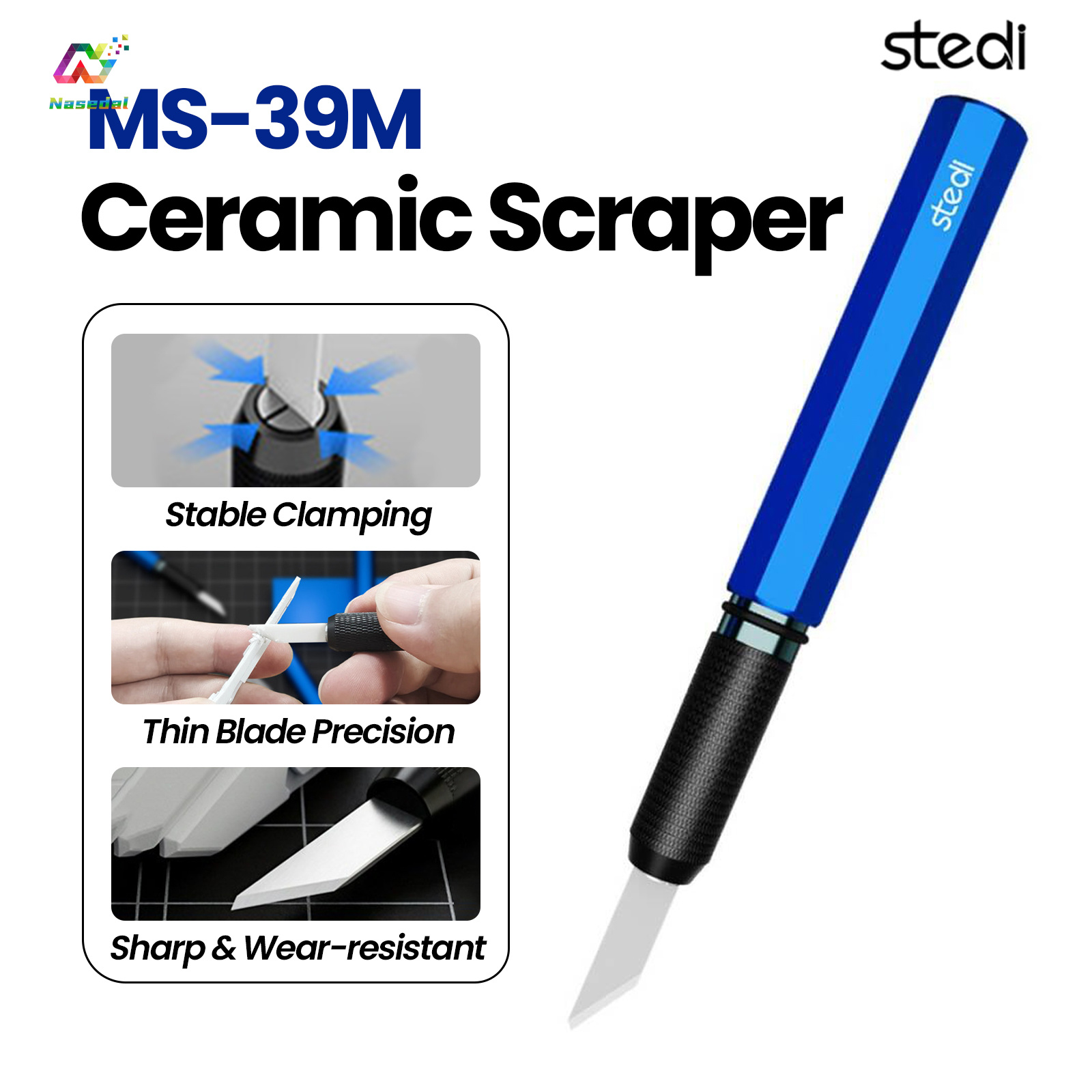Stedi MS-39M Ceramic Scraper f - مراجعة Seam Scraper Tool وسعره