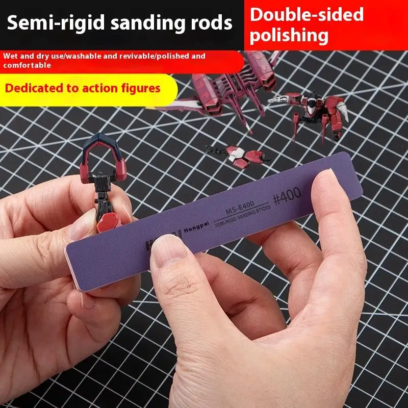 6Pcs MS-E400-1500 Semi-rigid S - مراجعة Sanding Stick Set وسعره