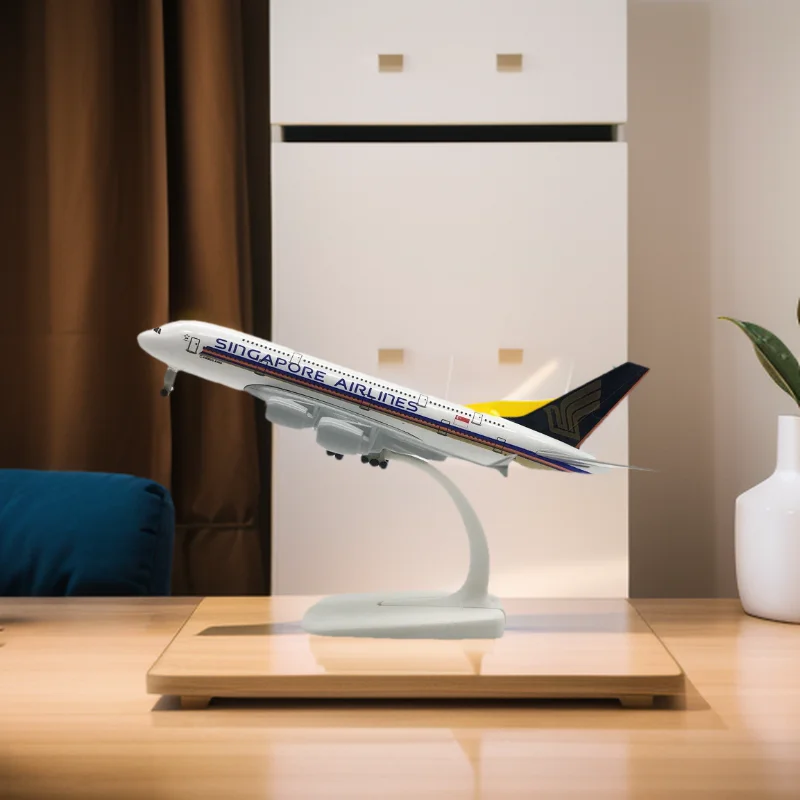 20cm Singapore A380 Airplane M - مراجعة Model Kit Singapore وسعره