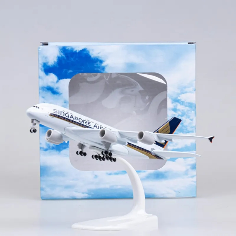 20cm Singapore A380 Airplane M - مراجعة Model Kit Singapore وسعره