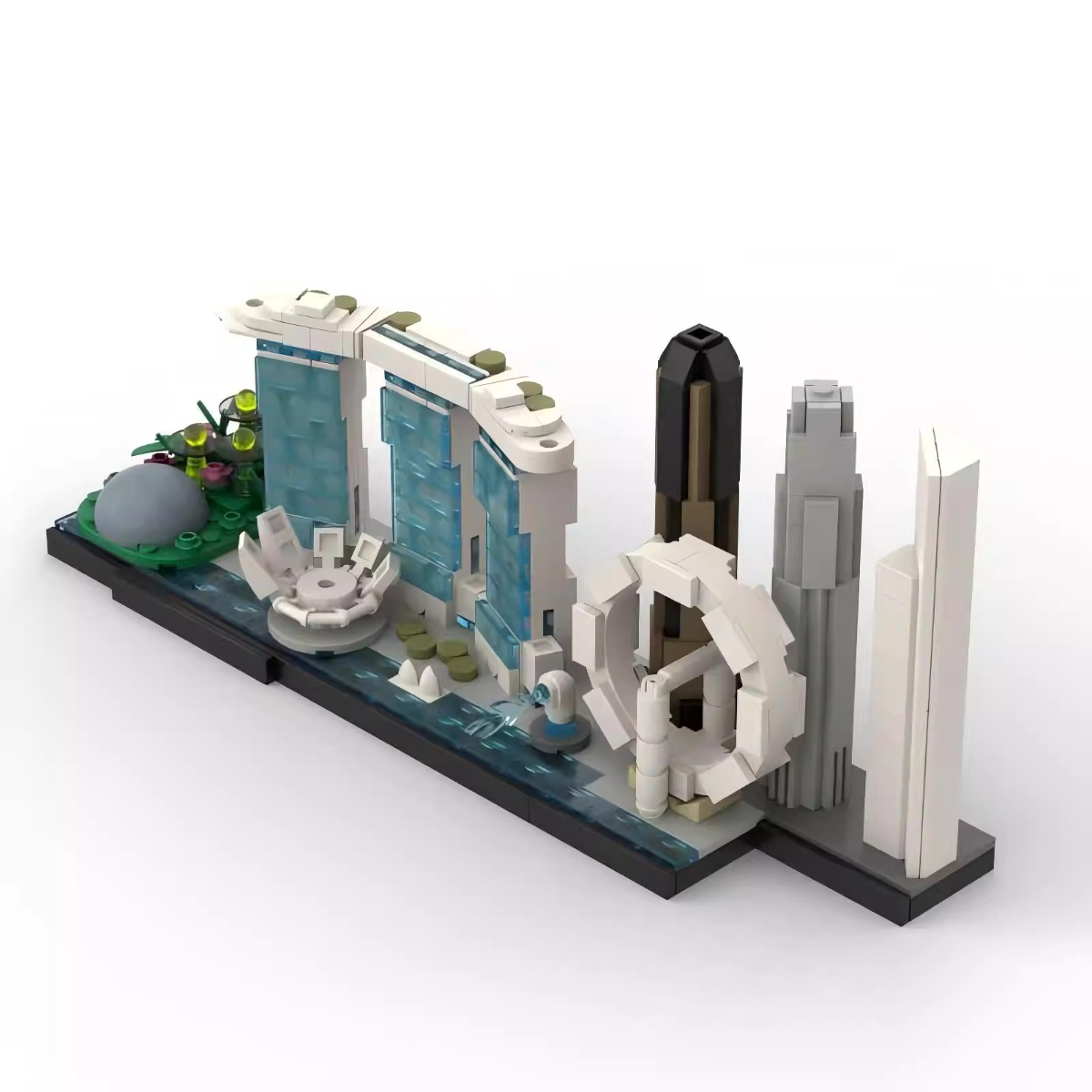 MOC Creative City Landmark Arc - مراجعة Model Kit Singapore وسعره