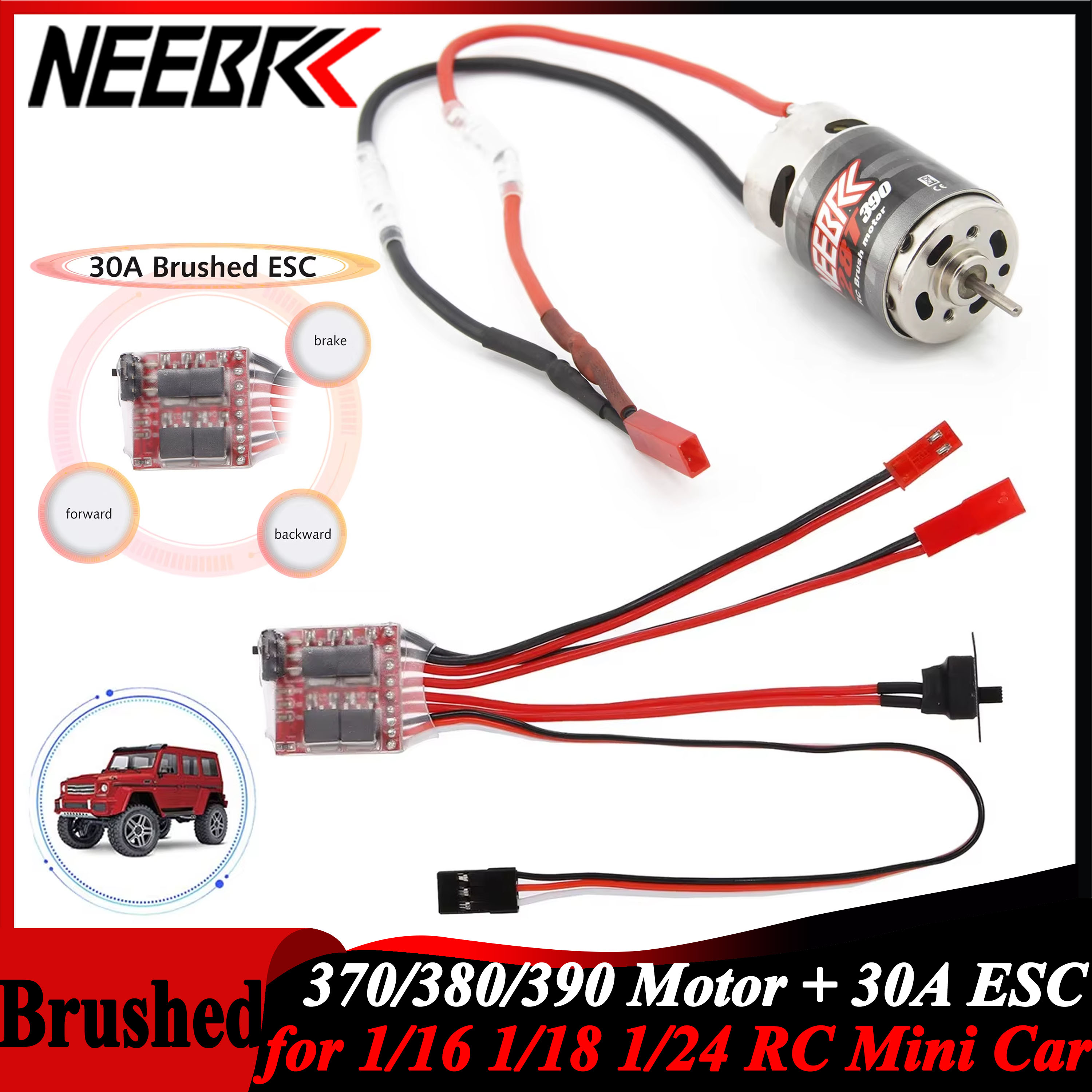 NEEBRC 370 380 390 Brushed Mot - مراجعة Model Kit Ship وسعره
