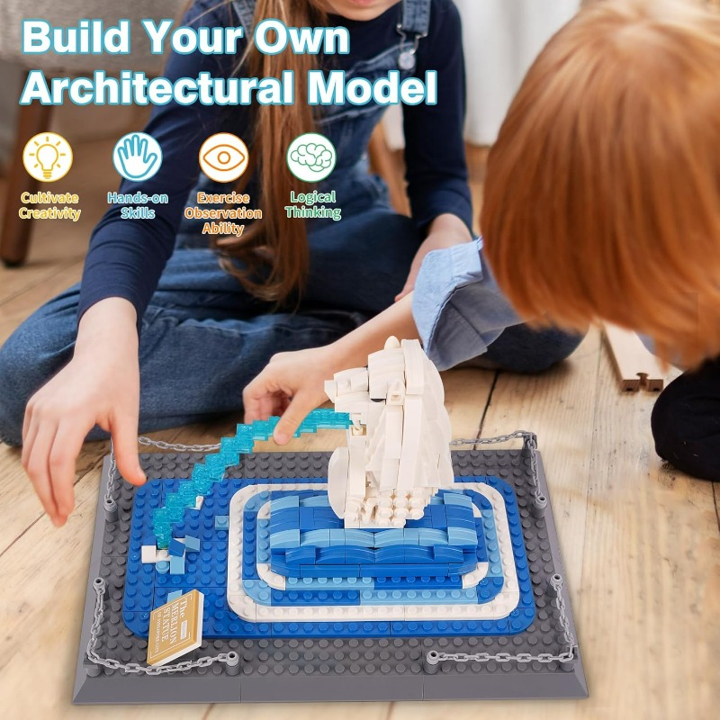 503 Piece Singapore Merlion St - مراجعة Model Kit Singapore وسعره