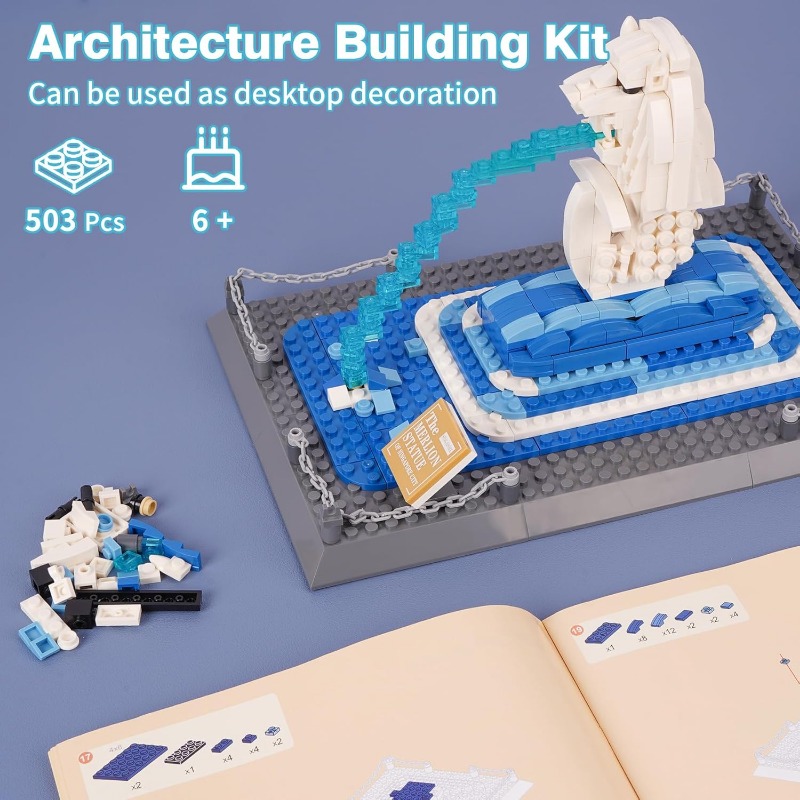 503 Piece Singapore Merlion St - مراجعة Model Kit Singapore وسعره