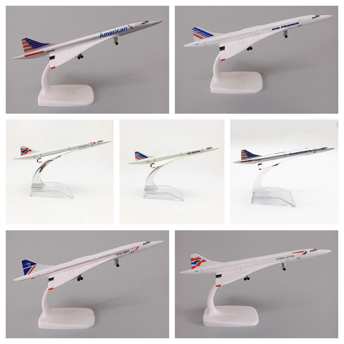 16/20cm Plane Model Concorde A - مراجعة Model Kit Singapore وسعره
