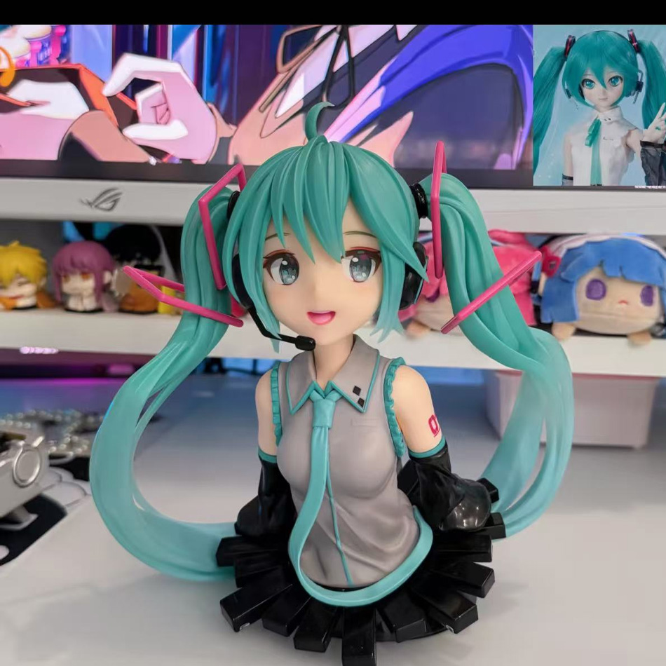 New Hatsune Miku Bust Statue F - مراجعة Model Kit Hatsune Miku وسعره
