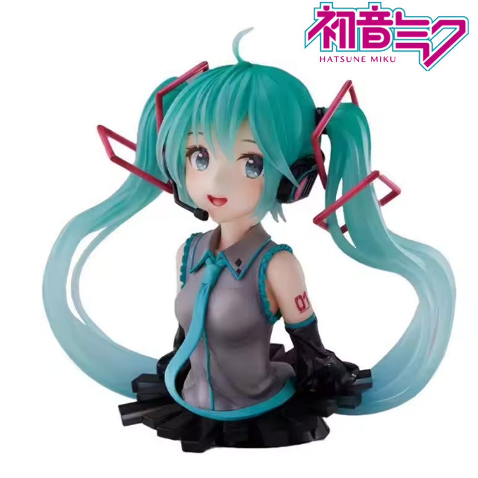 New Hatsune Miku Bust Statue F - مراجعة Model Kit Hatsune Miku وسعره