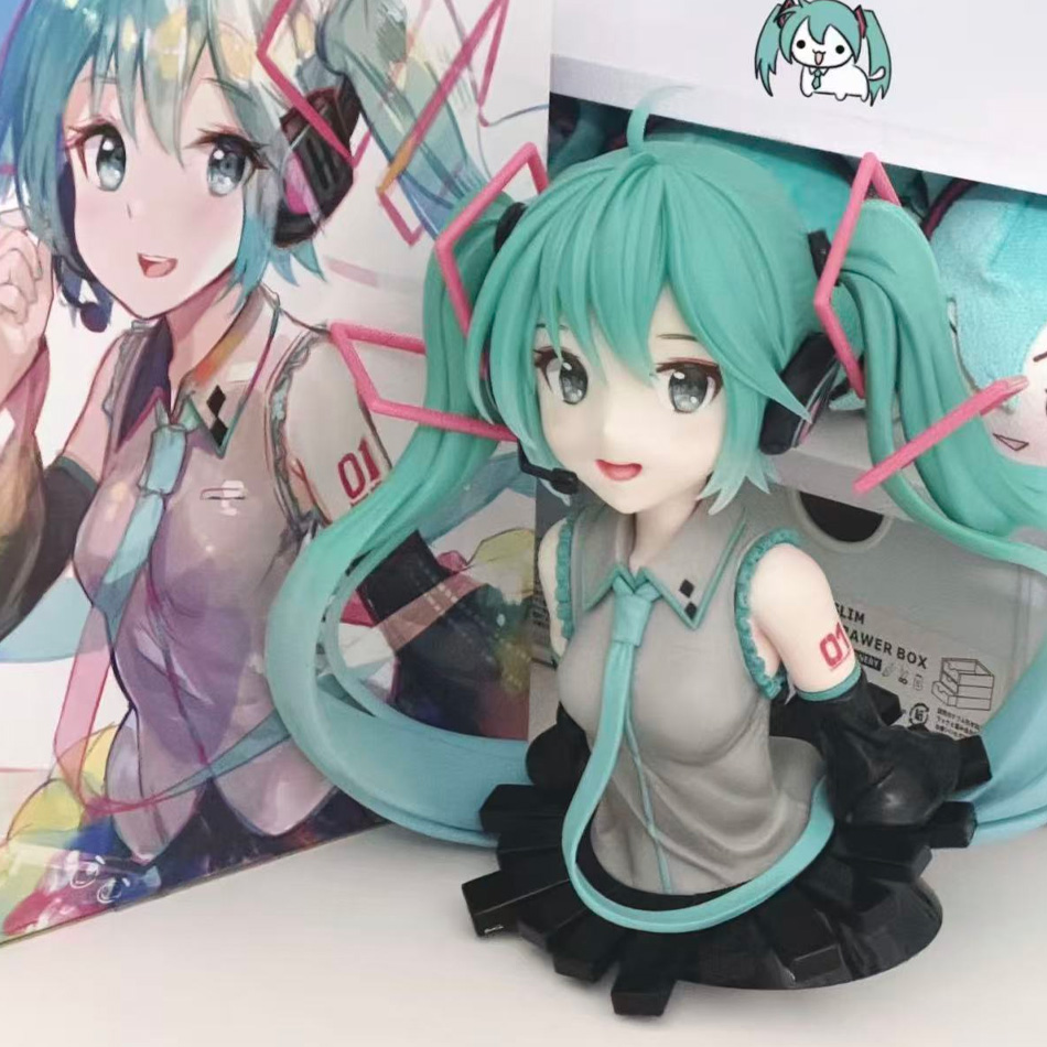 New Hatsune Miku Bust Statue F - مراجعة Model Kit Hatsune Miku وسعره