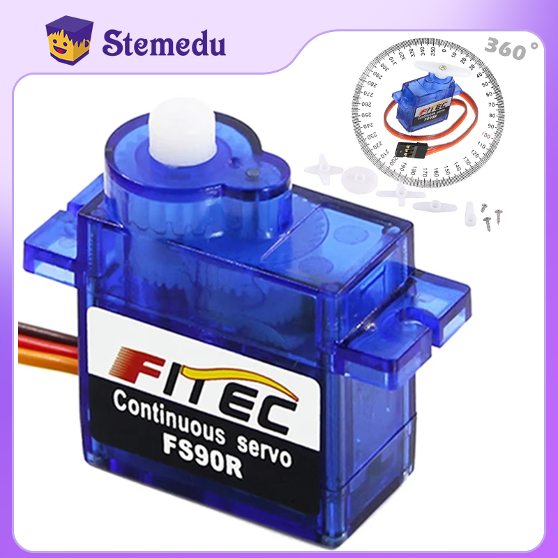 Feetech Mini FS90R Micro Servo - مراجعة Model Kit Ship وسعره