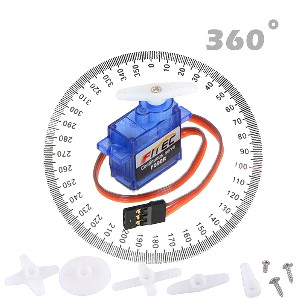 Feetech Mini FS90R Micro Servo - مراجعة Model Kit Ship وسعره
