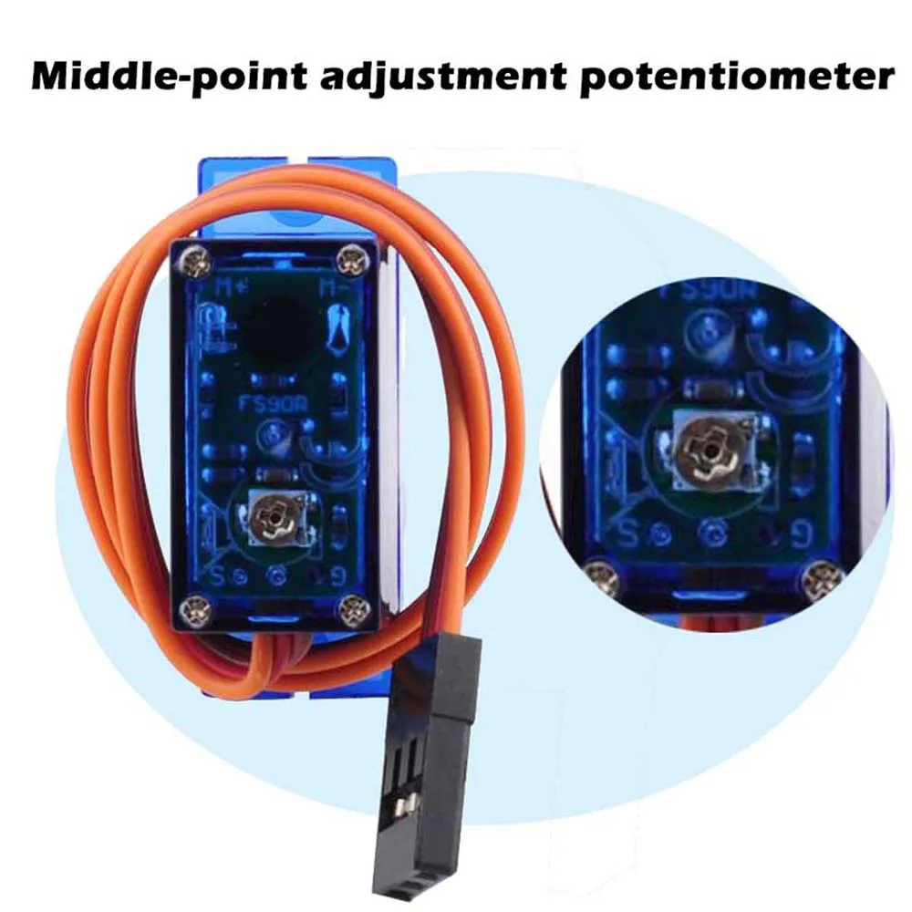 Feetech Mini FS90R Micro Servo - مراجعة Model Kit Ship وسعره