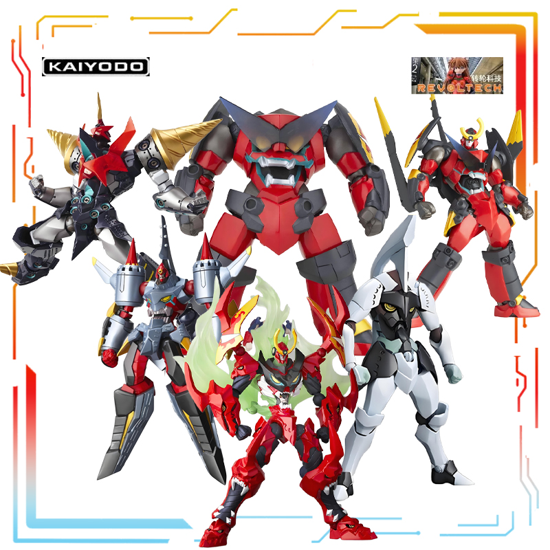 Kaiyodo Original Mecha Product - مراجعة Model Kit Gurren Lagann وسعره