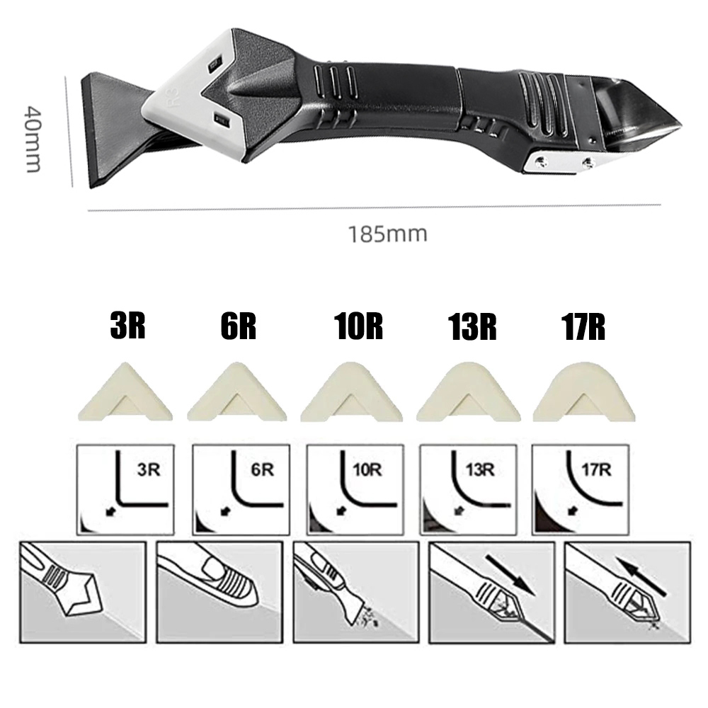 5in1 Silicone Scraper Sealant  - مراجعة Seam Scraper Tool وسعره