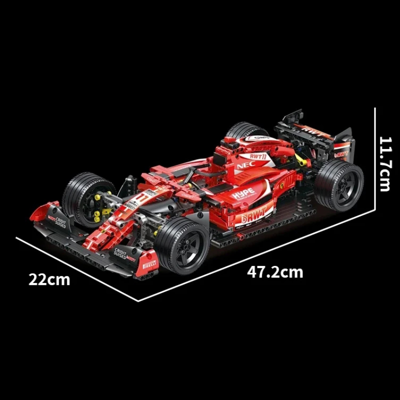 1280Pcs High-Tech Formula Cars - مراجعة Model Kit F16 وسعره