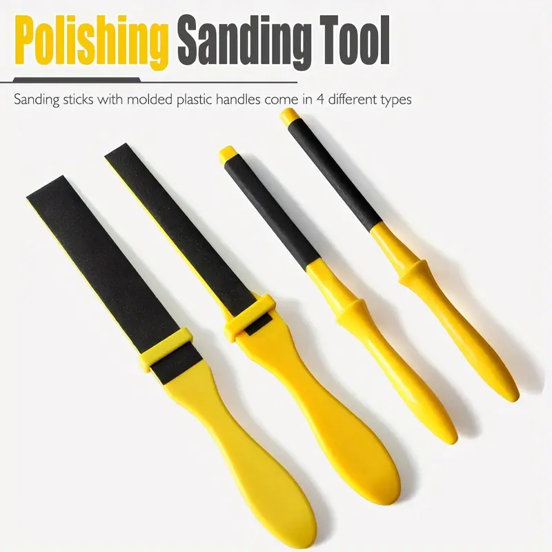 4pcs Sanding Sticks Set w/ Pla - مراجعة Sanding Stick Set وسعره