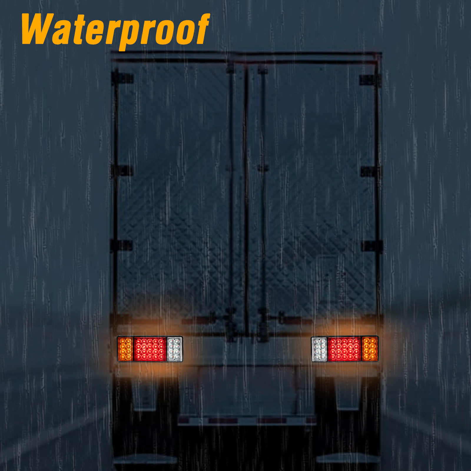 12V 36LED Truck Rear Tail Ligh - مراجعة Model Kit Ship وسعره