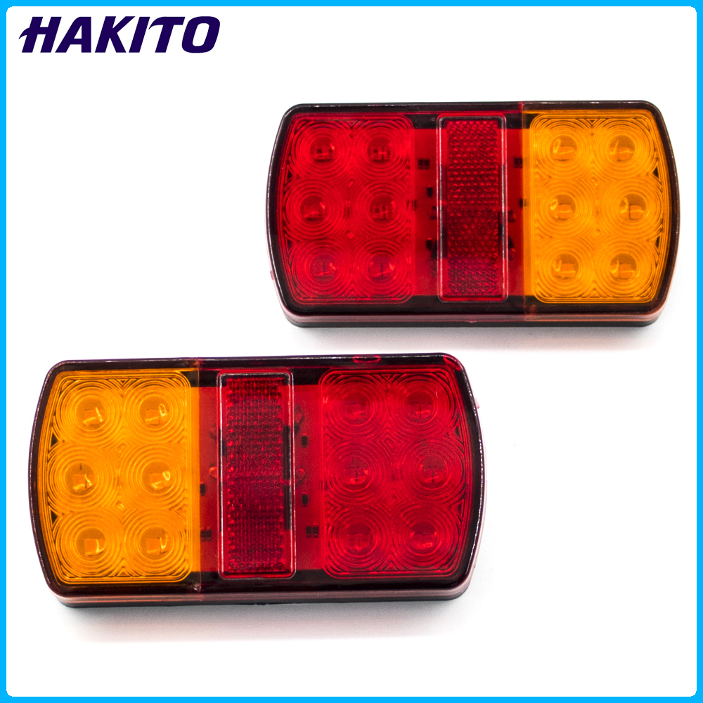 2Pcs Car Waterproof 12 LED Tai - مراجعة Model Kit Ship وسعره