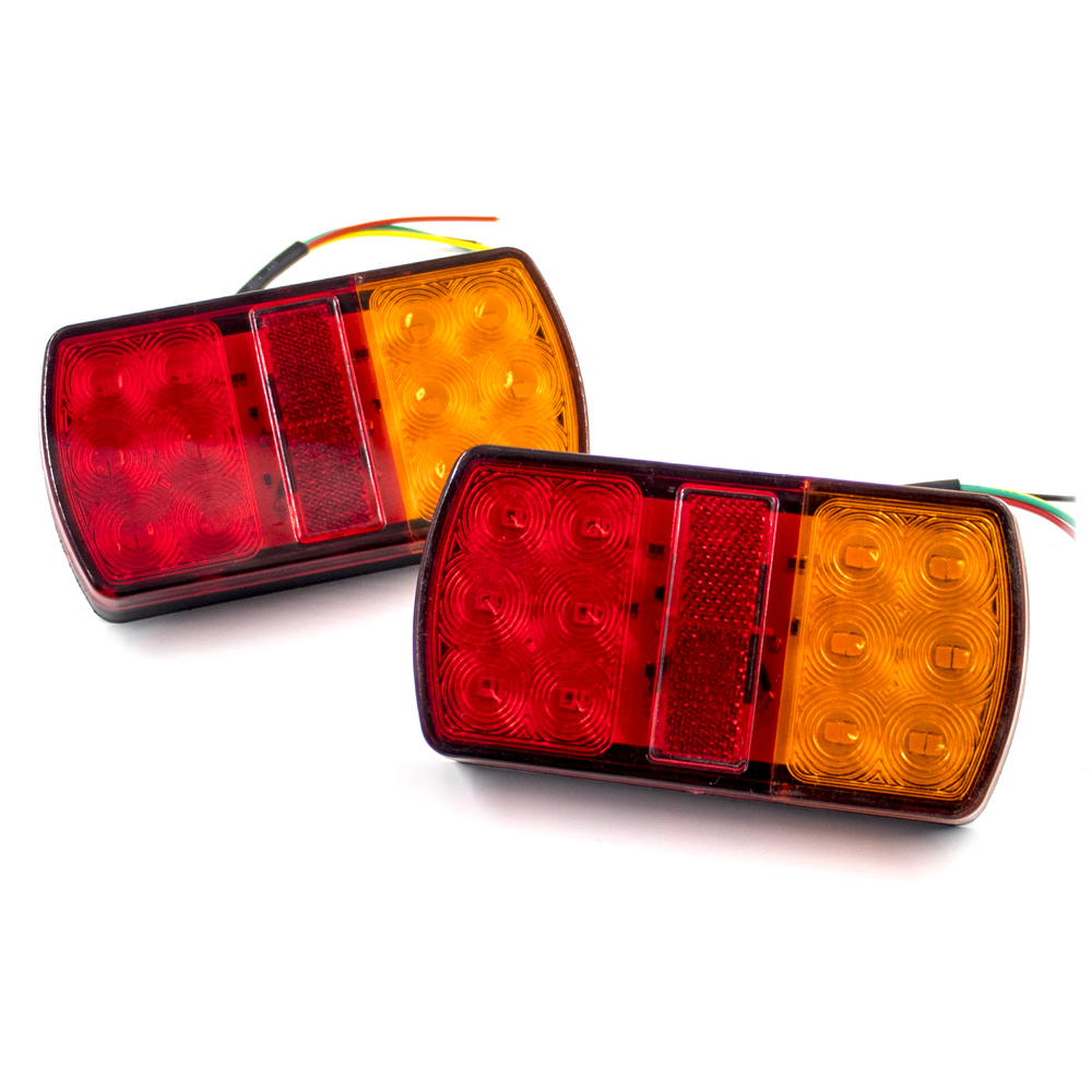 2Pcs Car Waterproof 12 LED Tai - مراجعة Model Kit Ship وسعره