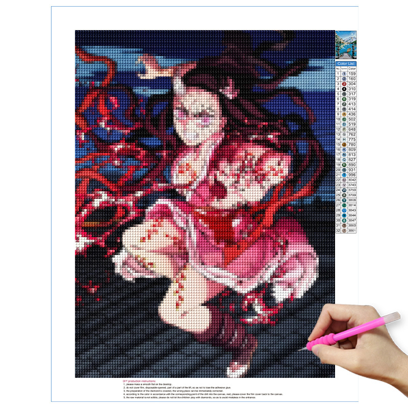 Demon Slayer Diamond Painting  - مراجعة Model Kit Zenitsu وسعره