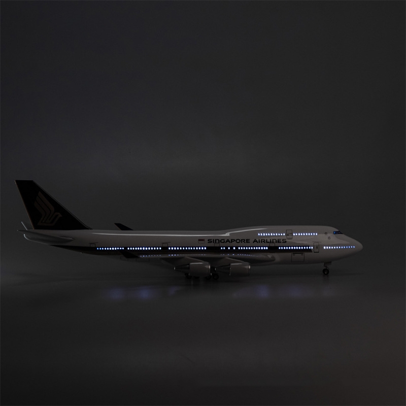 47cm Singapore B747 diecast re - مراجعة Model Kit Singapore وسعره