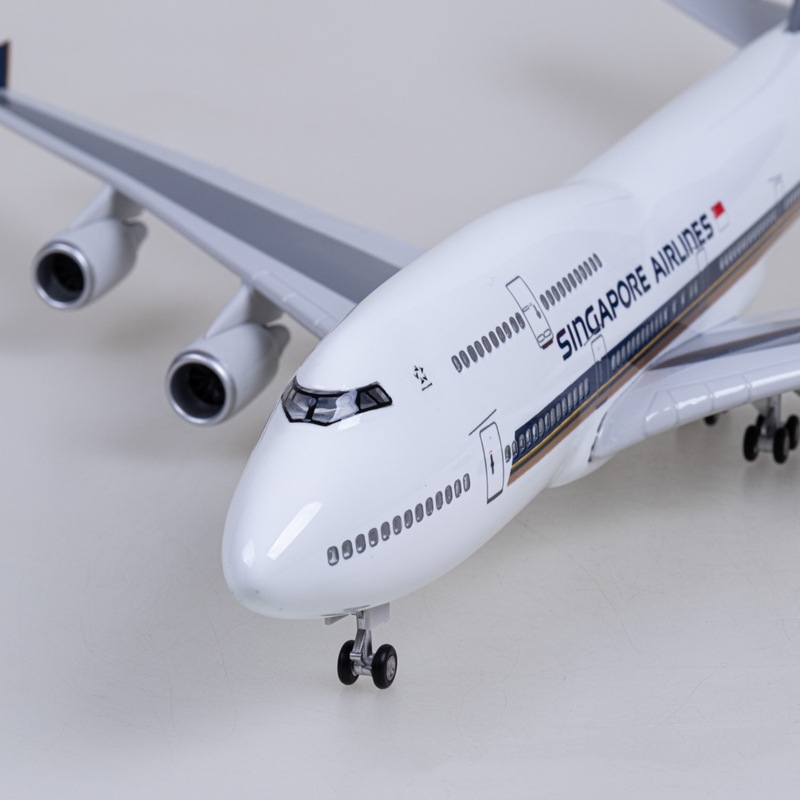 47cm Singapore B747 diecast re - مراجعة Model Kit Singapore وسعره