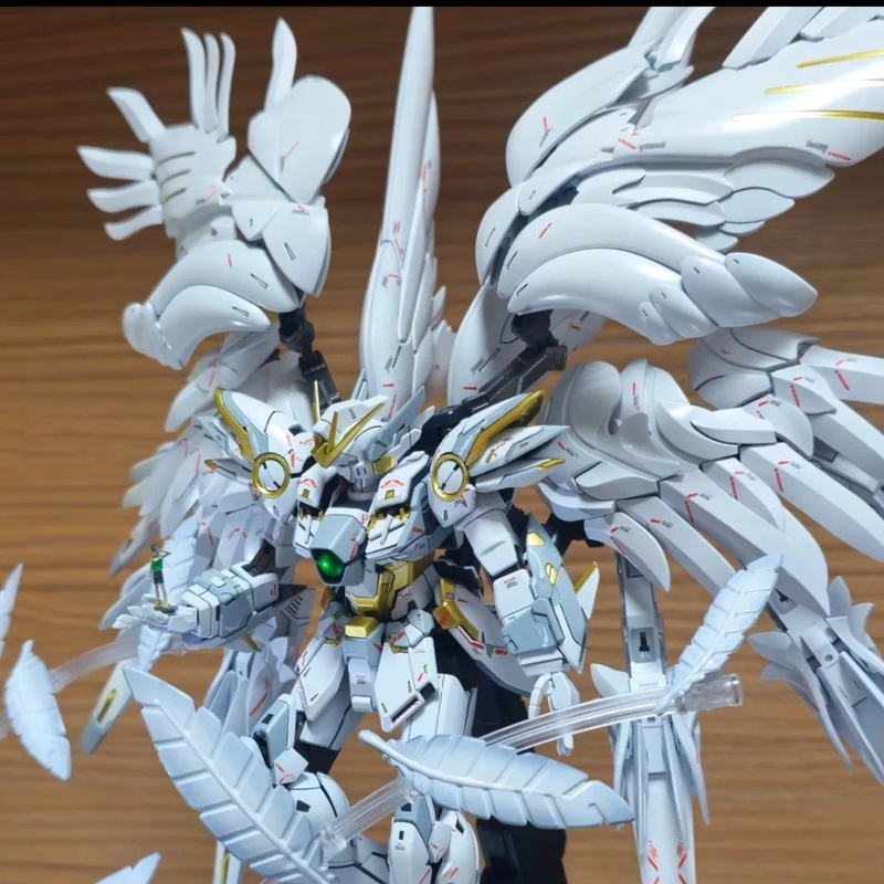Daban 8827 MG 1/100 Wing Snow  - مراجعة Model Kit Gundam Mg وسعره