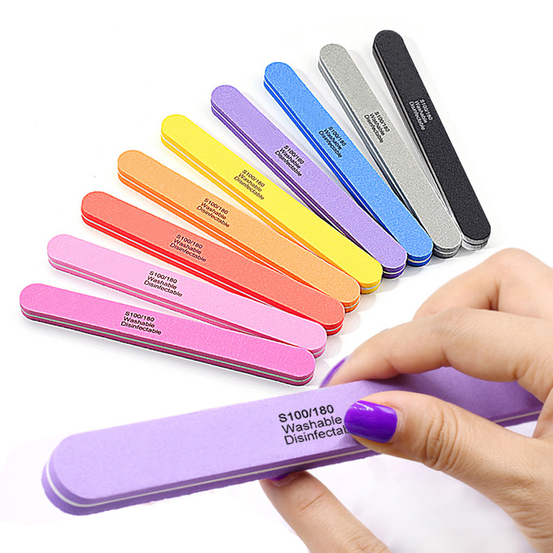 10pcs/lot Professional Nail Fi - مراجعة Sanding Stick Set وسعره