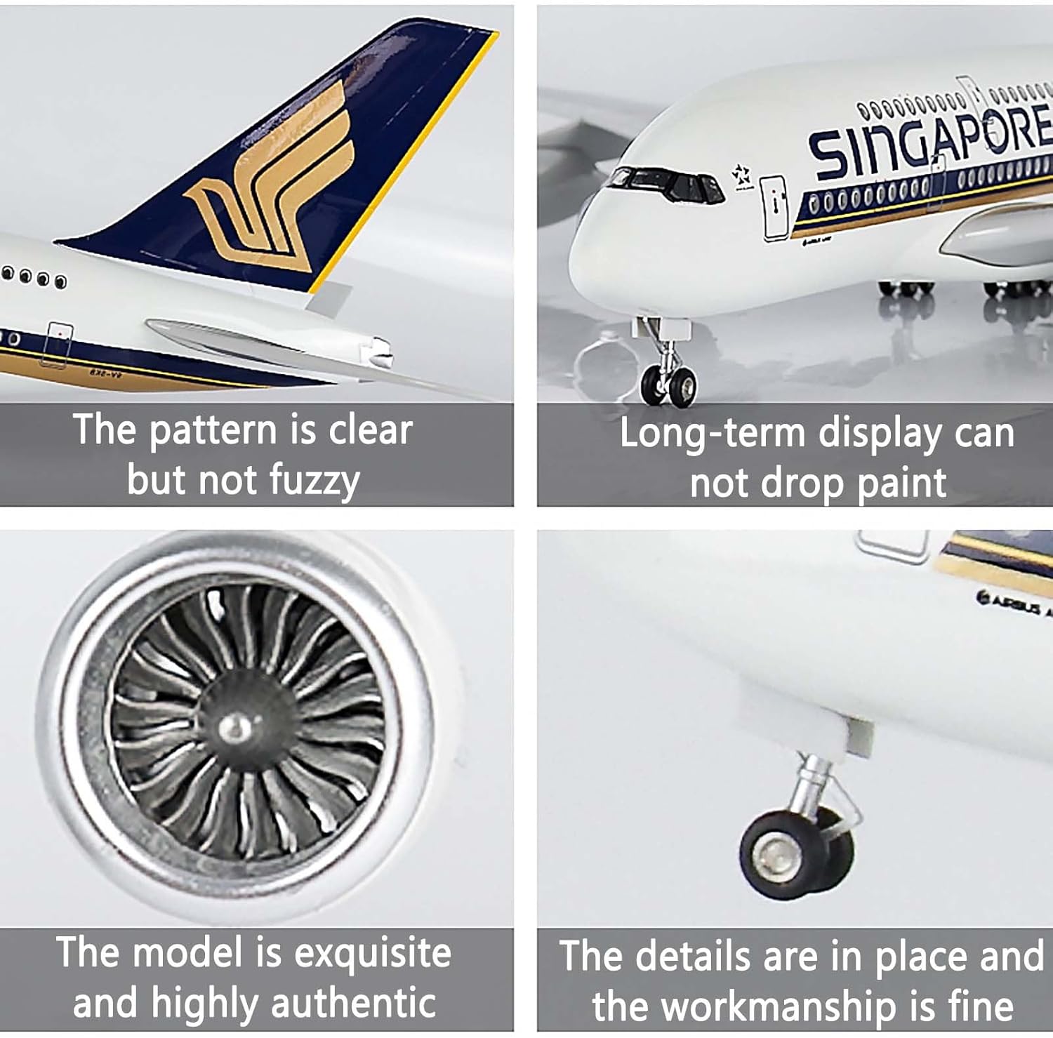 Singapore A380 Model Plane Res - مراجعة Model Kit Singapore وسعره