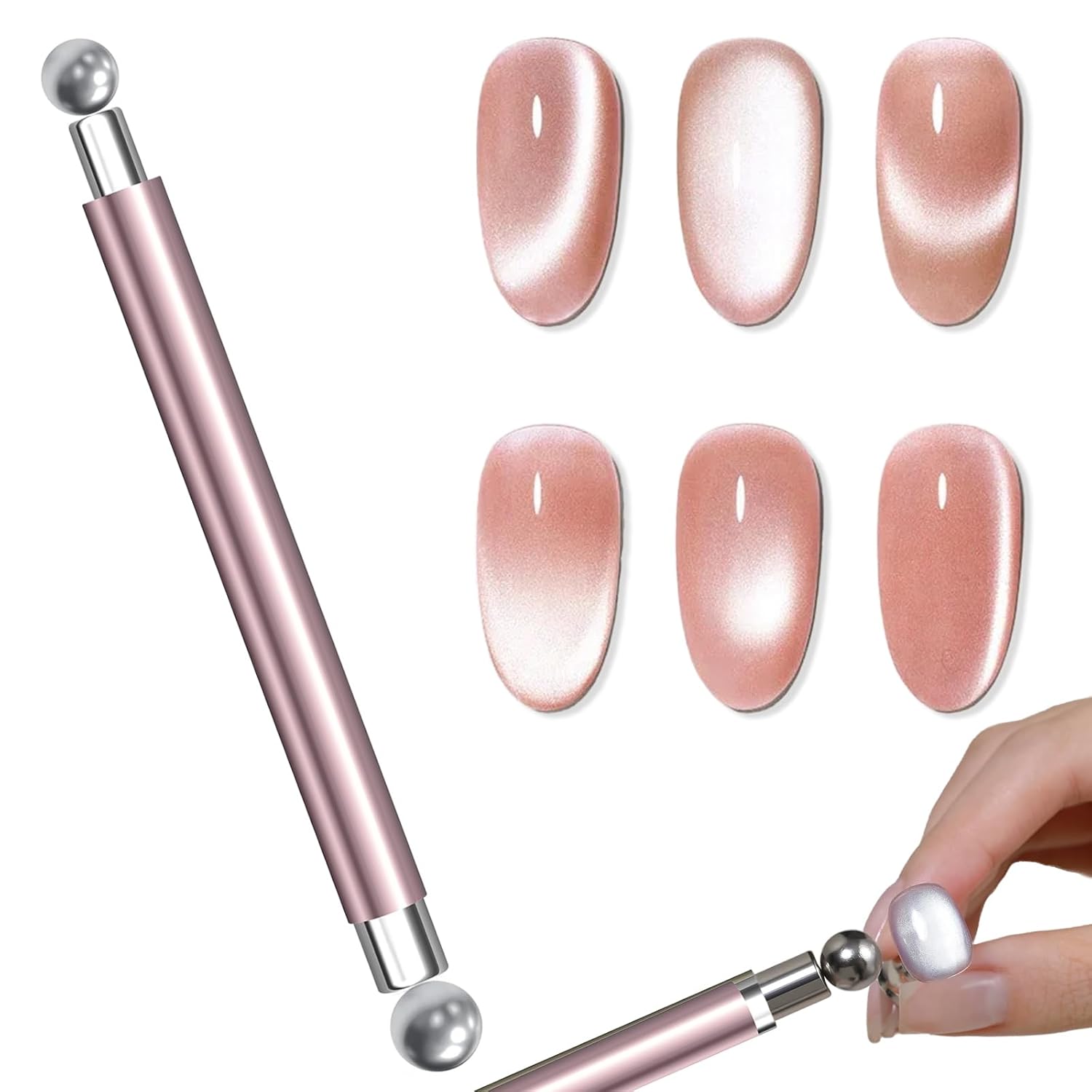 Cat Eye Magnetic Ball With Nai - مراجعة Sanding Stick Set وسعره