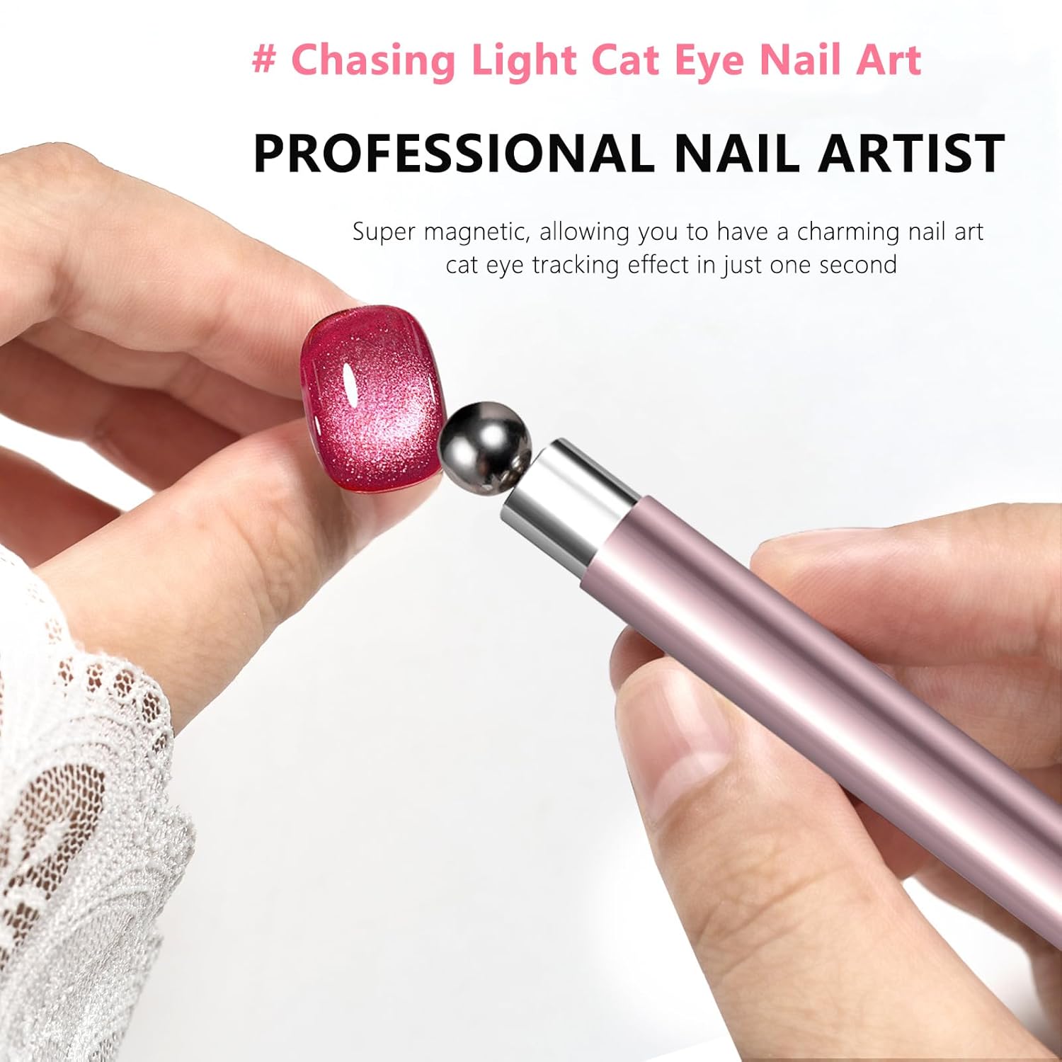Cat Eye Magnetic Ball With Nai - مراجعة Sanding Stick Set وسعره