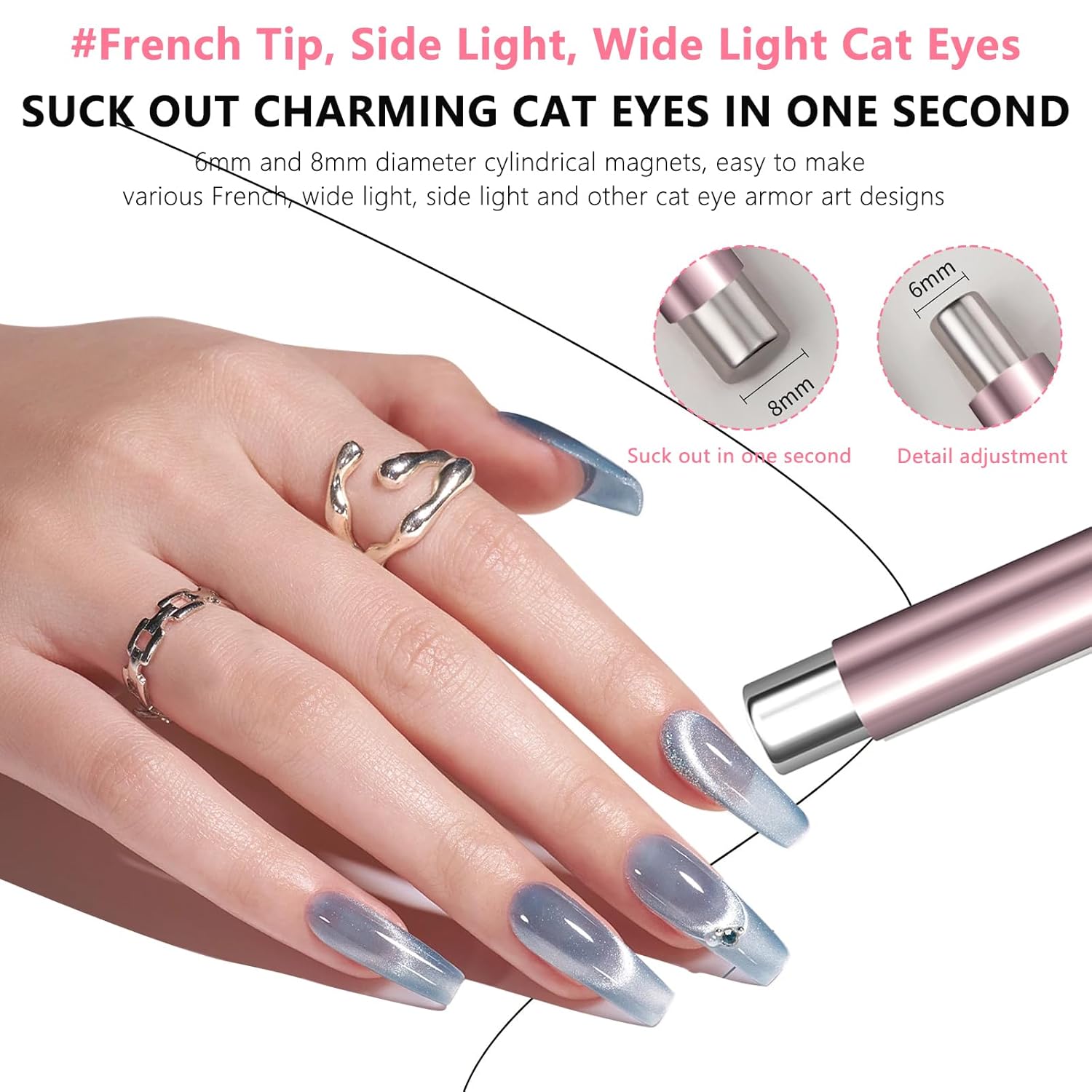 Cat Eye Magnetic Ball With Nai - مراجعة Sanding Stick Set وسعره