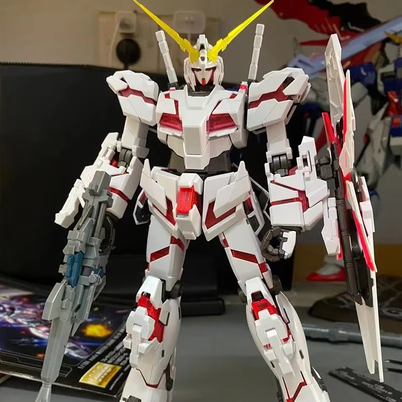 In Stock Hg 1/144 Rx-0 Unicorn - مراجعة Model Kit Gundam Mg وسعره