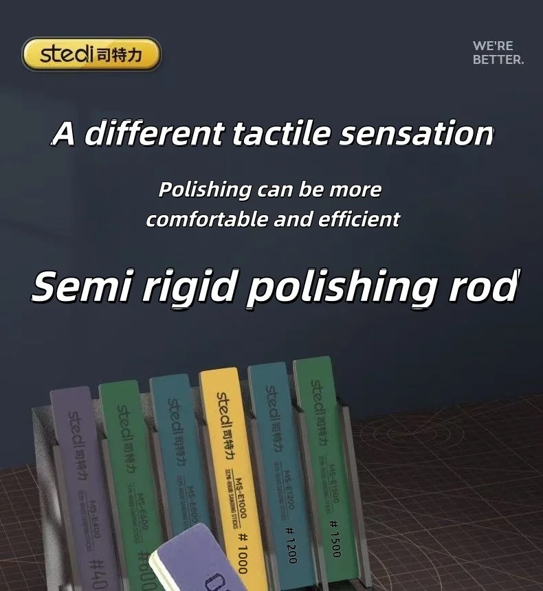 Stedi MS-E400~1500/MS-E1/MS-E2 - مراجعة Sanding Stick Set وسعره