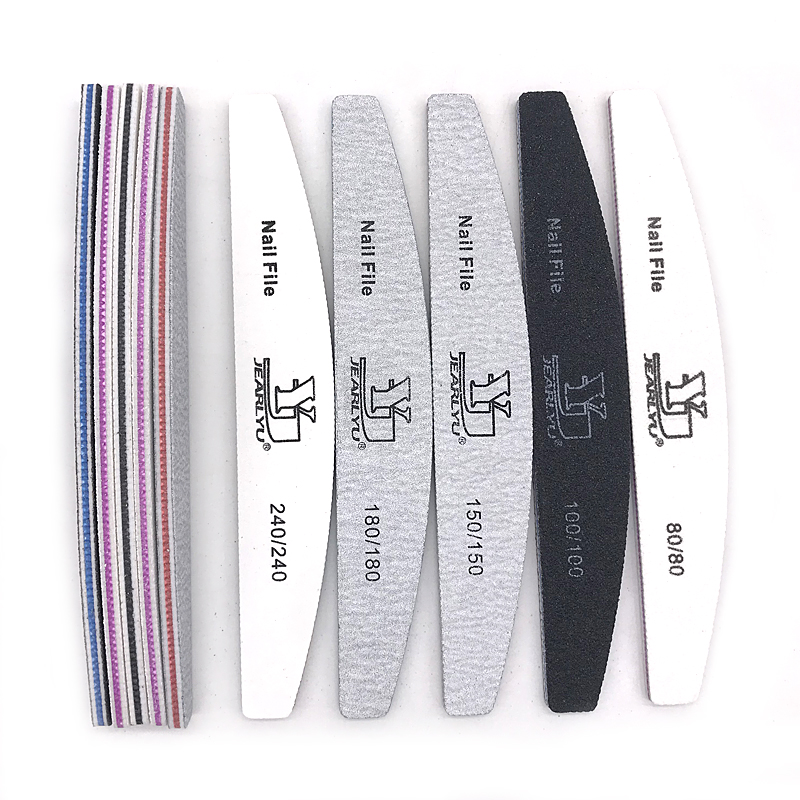 5Pcs/Lot Nail File Mix Color L - مراجعة Sanding Stick Set وسعره