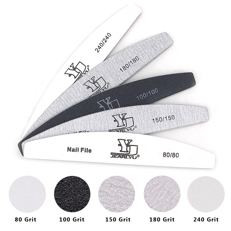 5Pcs/Lot Nail File Mix Color L - مراجعة Sanding Stick Set وسعره