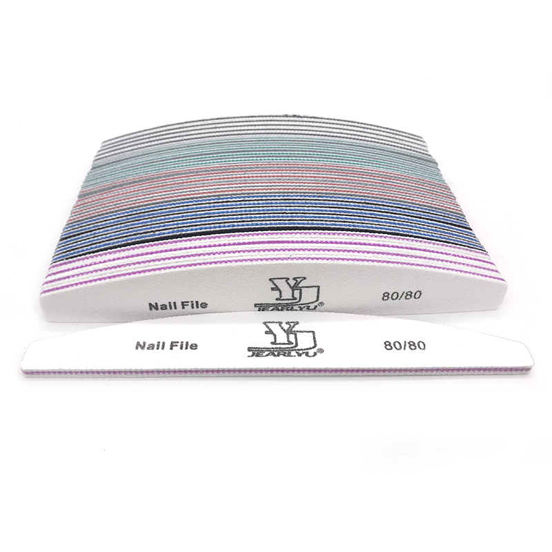 5Pcs/Lot Nail File Mix Color L - مراجعة Sanding Stick Set وسعره