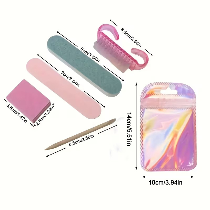 5-Piece Manicure Kit Nail Tool - مراجعة Sanding Stick Set وسعره