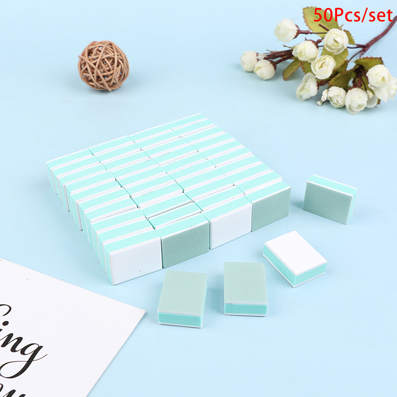 50 Pcs/lot Mini Nail Buffer Bl - مراجعة Sanding Stick Set وسعره