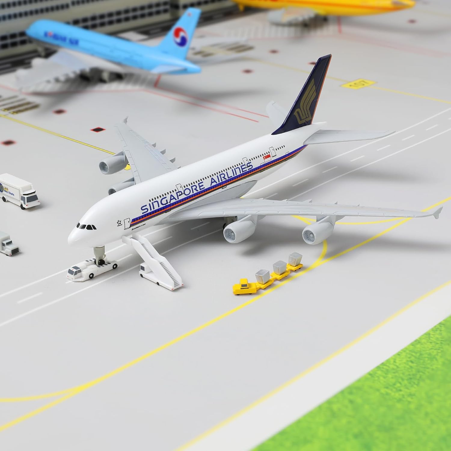 20cm Singapore A380 Toy Plane  - مراجعة Model Kit Singapore وسعره