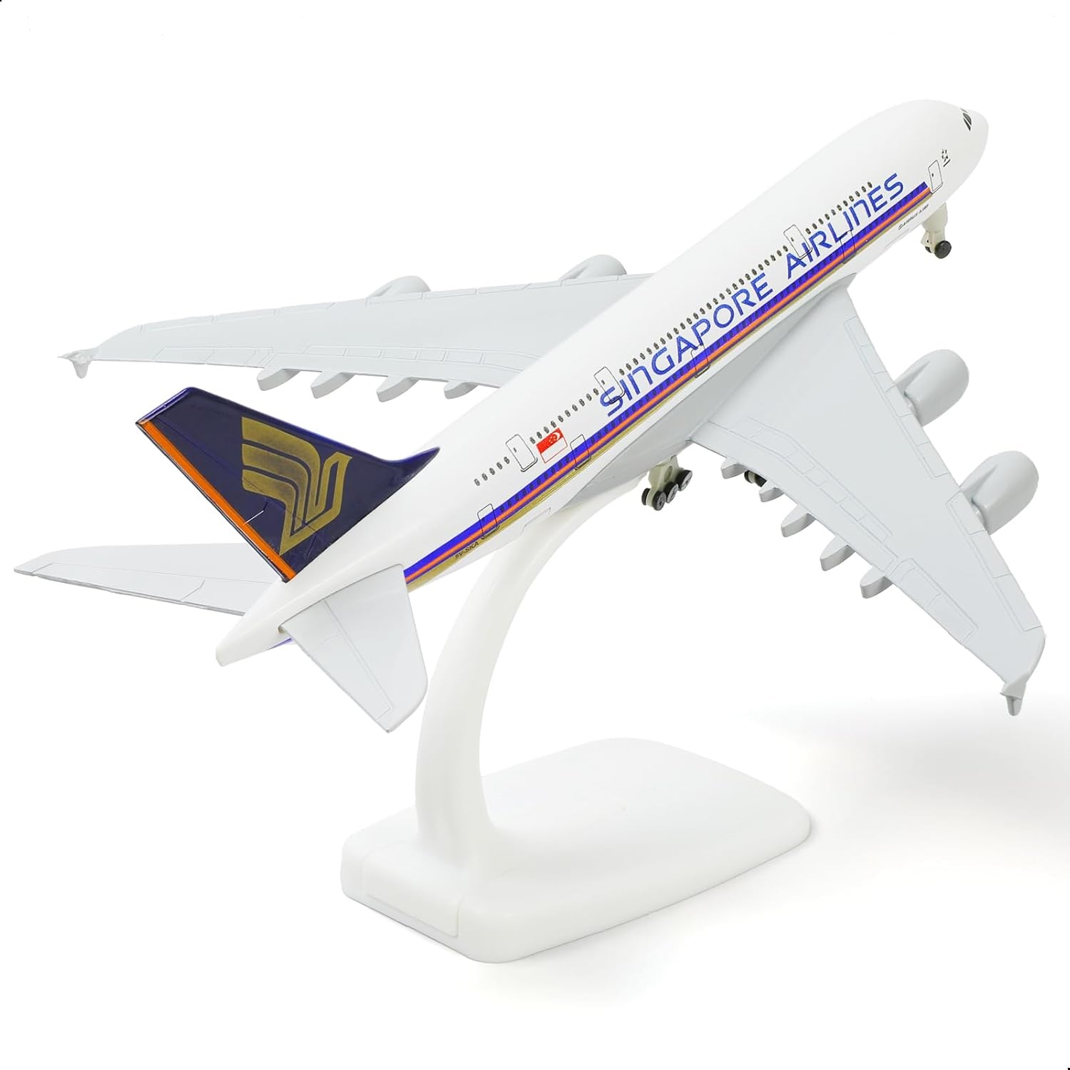20cm Singapore A380 Toy Plane  - مراجعة Model Kit Singapore وسعره