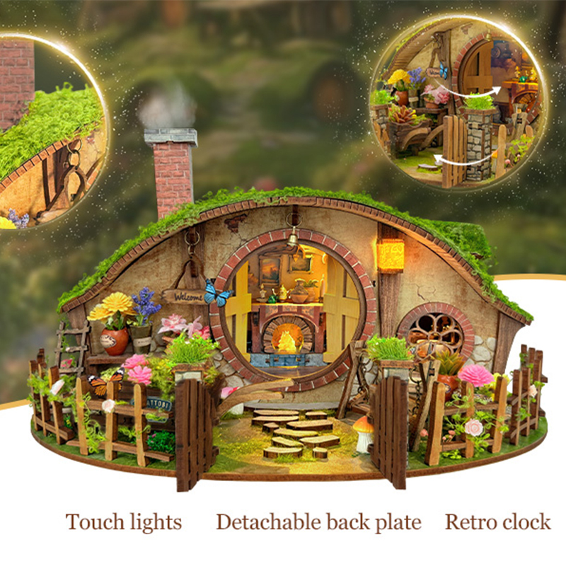 Wooden DIY Magic Ring Dollhous - مراجعة Model Kit Centaur وسعره